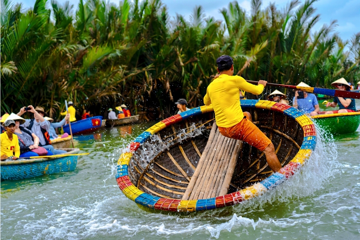 Immersion unique dans la vie locale lors de itinéraire Hoi An eco tour
